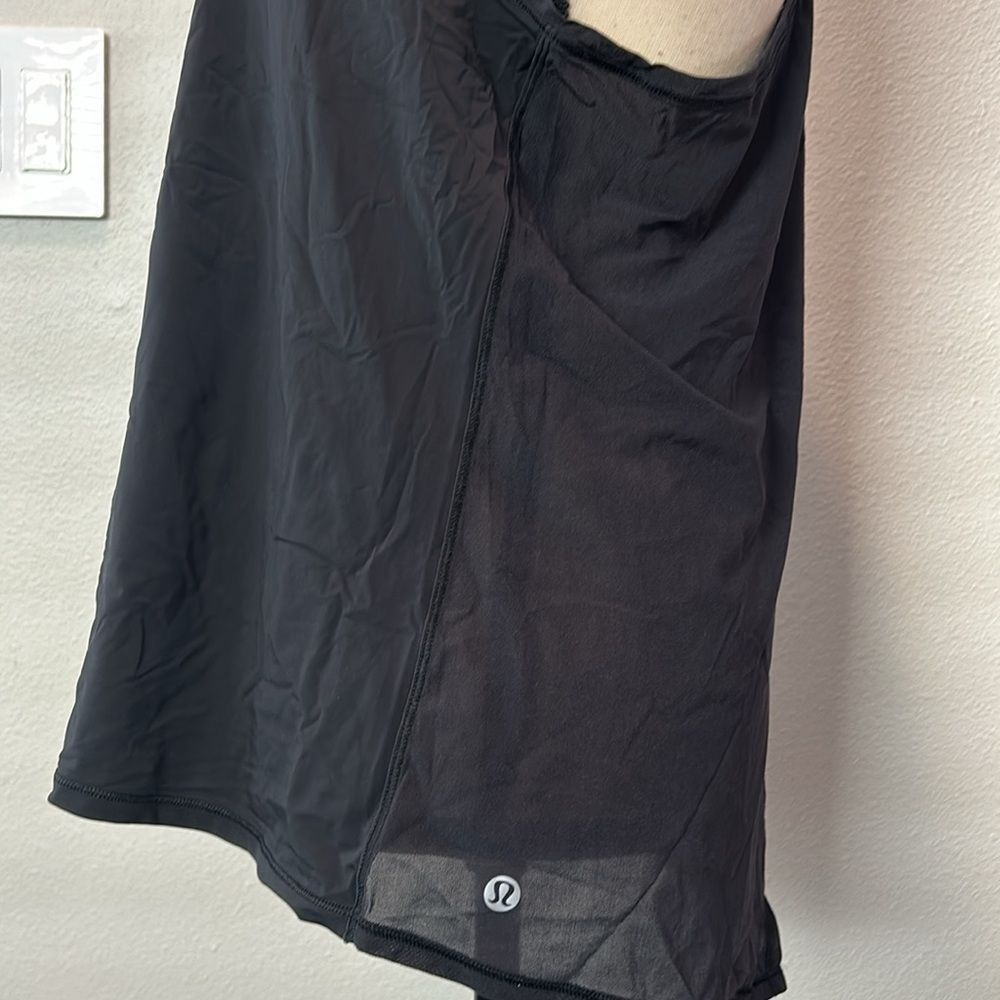 Lululemon Cool Racerback Black Tank Top Size 8 - Picture 6 of 11